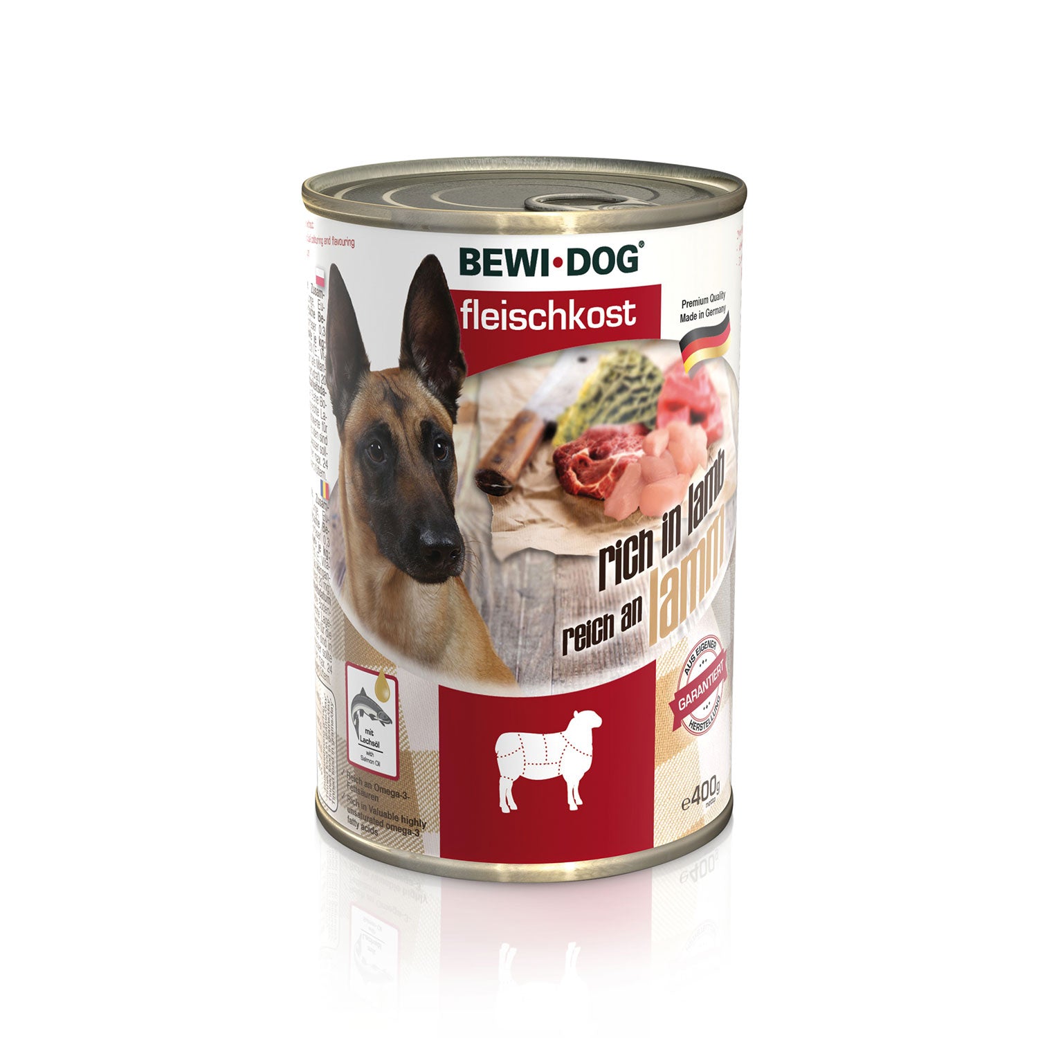 BEWI DOG Fleischkost Reich an Lamm