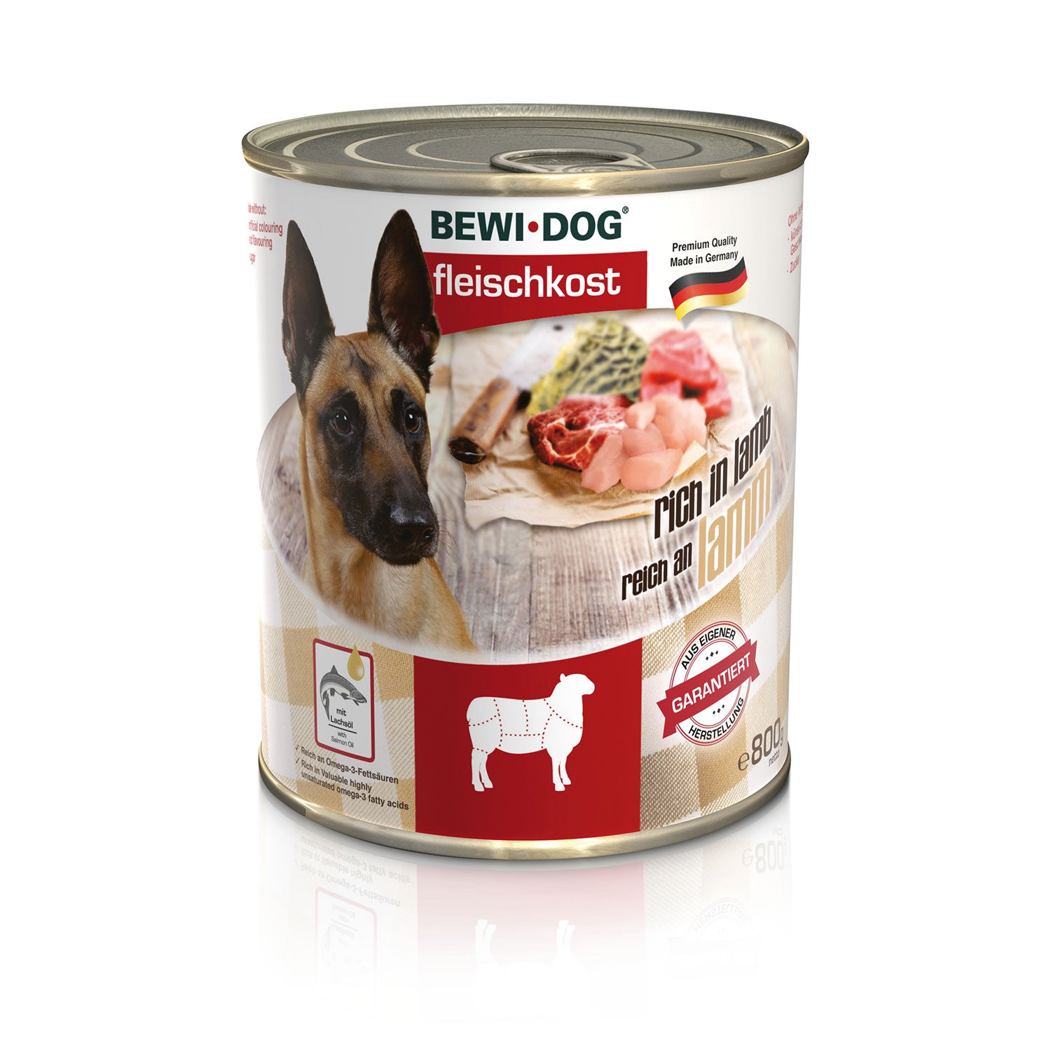 BEWI DOG Fleischkost Reich an Lamm