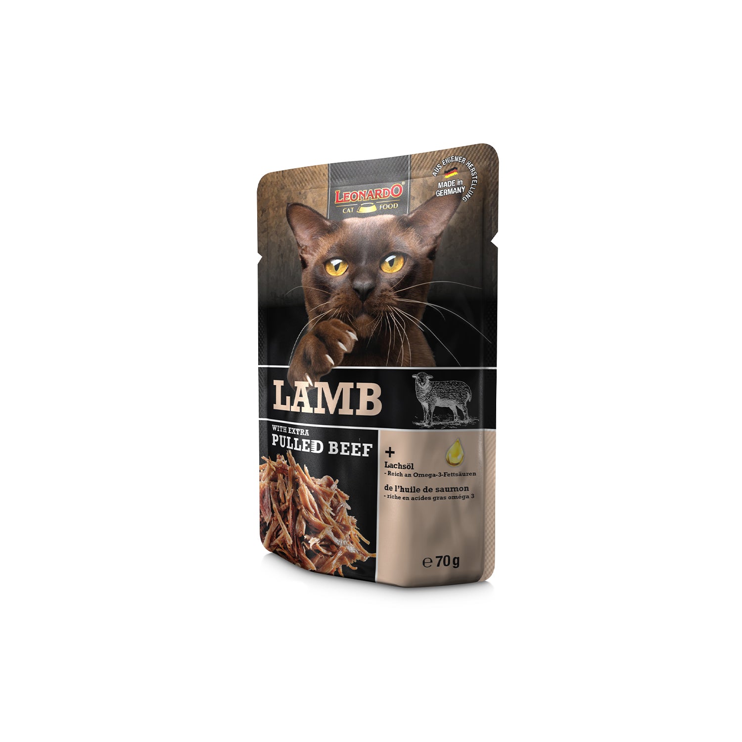 Leonardo Lamb + extra pulled Beef